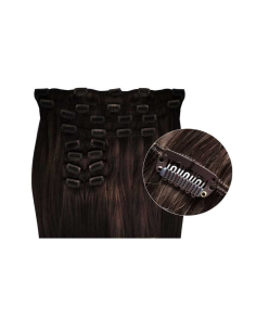 Extension clip capelli sintetici volume extra 50 cm - castano scuro
