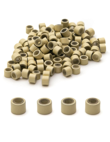100 anellini per extension in silicone