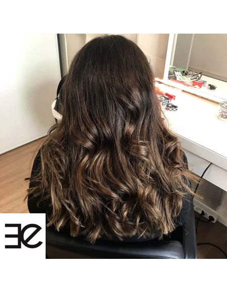 Extension filo invisibile capelli veri Remy hair lisci 50 cm - cioccolato