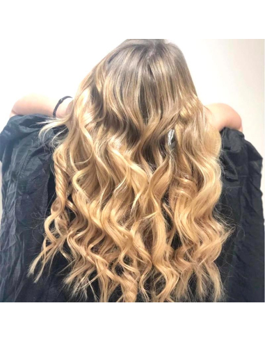 Extension clip capelli mossi 53 cm - biondo