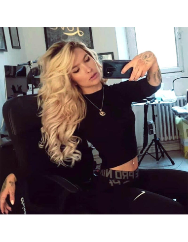 Extension clip volume LUXE 180 g capelli lisci veri 63 cm - biondo