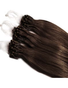 Extension microring capelli lisci 48 cm 0.85 g - cioccolato