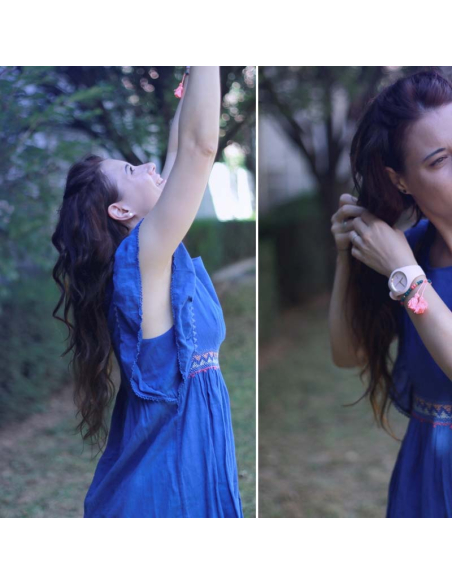 Extension a freddo capelli lisci 50 cm - prugna