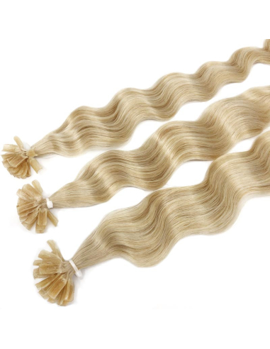 Extension cheratina capelli ricci 60 cm - biondo chiaro