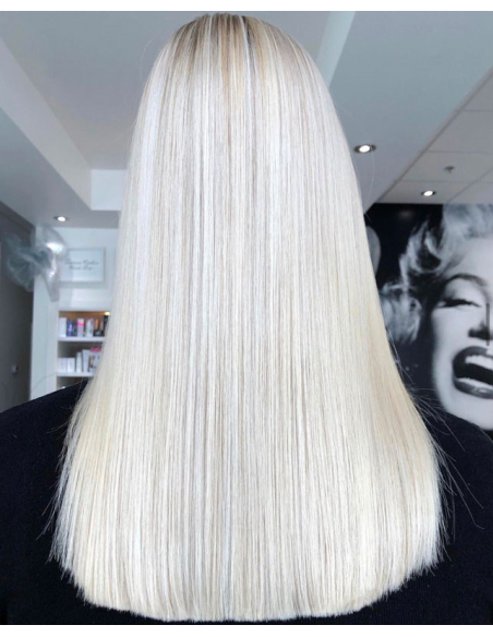 Extension clip capelli lisci 63 cm - biondo polare