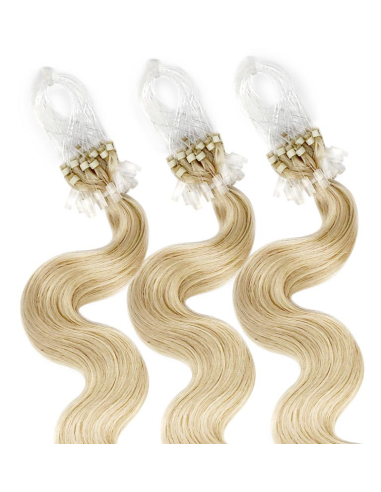 Extension microring capelli mossi 48 cm - biondo chiaro