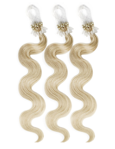 Extension microring capelli mossi 48 cm - biondo chiaro