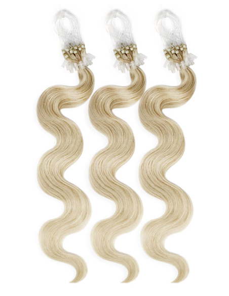Extension microring capelli mossi 61 cm - biondo chiaro