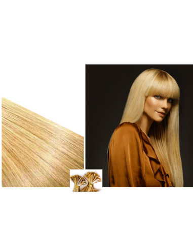 Extension cheratina capelli lisci 50 cm 1 g - biondo