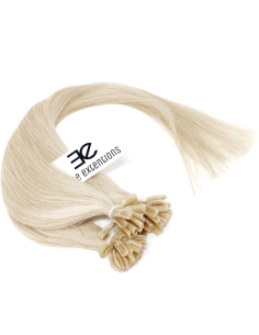 Extension cheratina capelli lisci 63 cm -  biondo polare