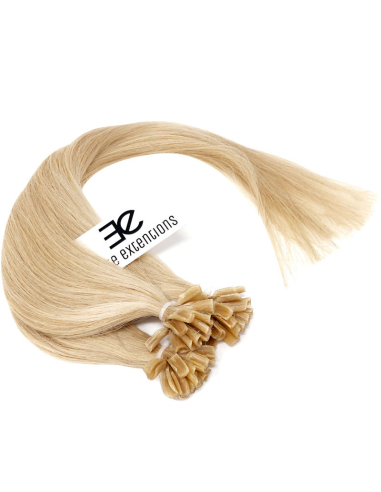 Extensions à chaud blond clair cheveux raides 63 cm 0.85 Gr
