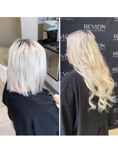 Extension biadesive capelli lisci 50 cm - biondo polare