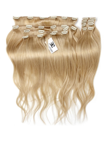 Extension clip volume LUXE 180 g capelli lisci veri 53 cm - biondo