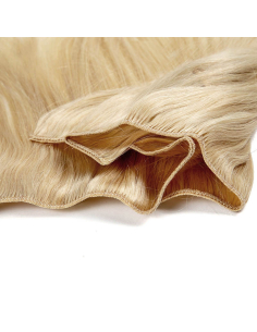 Tessitura capelli veri lisci 50 cm - biondo 2