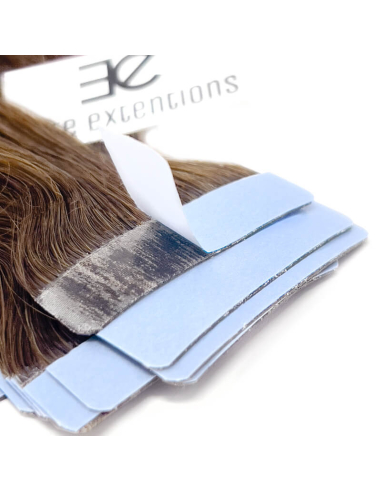 Extension biadesive capelli lisci 63 cm - castano chiaro