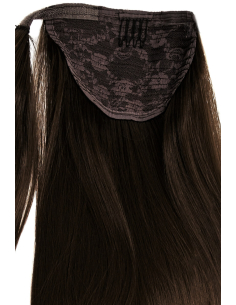 Ponytail cioccolato 50 cm capelli naturali 2