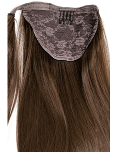 Ponytail castano chiaro 50 cm capelli naturali 2