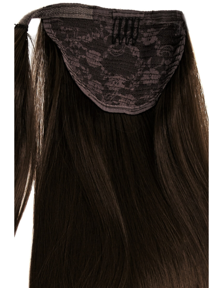 Ponytail capelli sintetici 50 cm - cioccolato