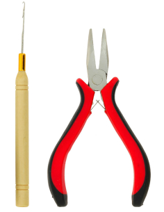 Pinza + uncinetto per extension a freddo
