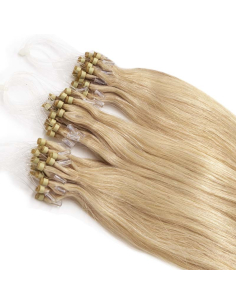 Extension microring capelli lisci 61 cm - biondo cenere