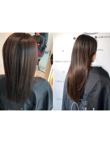 Extension microring capelli lisci 71 cm - cioccolato