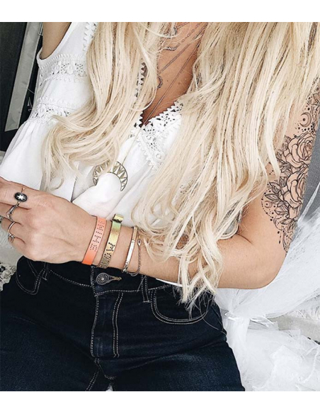 Extension microring capelli lisci 71 cm - biondo chiaro