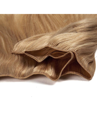 Tessitura capelli veri lisci 63 cm - biondo dorato