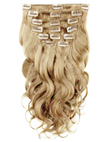 Extension clip capelli mossi 53 cm - biondo