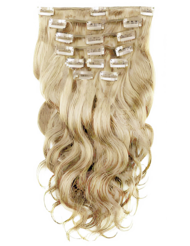 Extension clip capelli mossi 53 cm - biondo chiaro