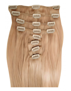 Extension clip capelli lisci 53 cm - biondo dorato