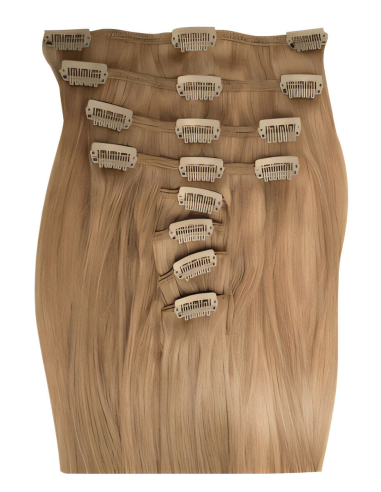 Extension clip capelli lisci 53 cm - biondo dorato