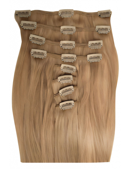 Extension clip capelli lisci 53 cm - biondo dorato
