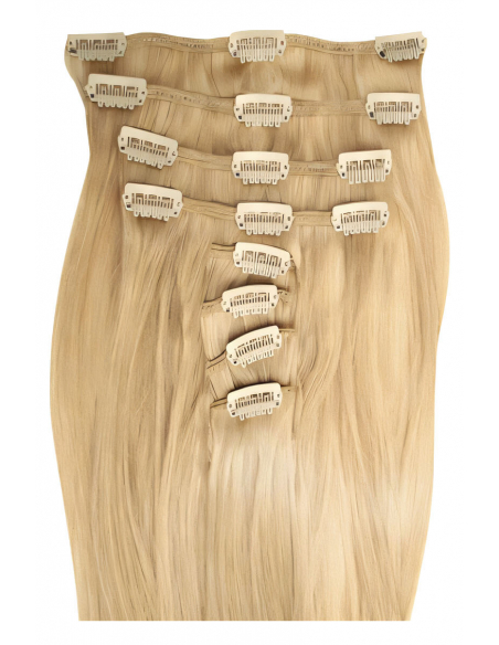 Extension clip capelli lisci 63 cm - biondo cenere