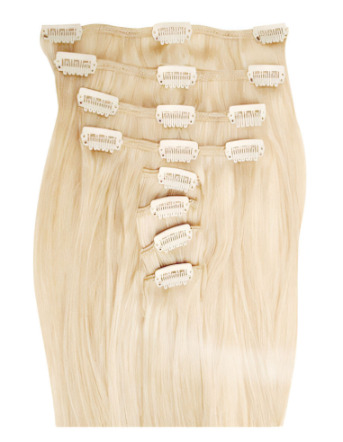 Extension clip capelli lisci 73 cm - biondo platino