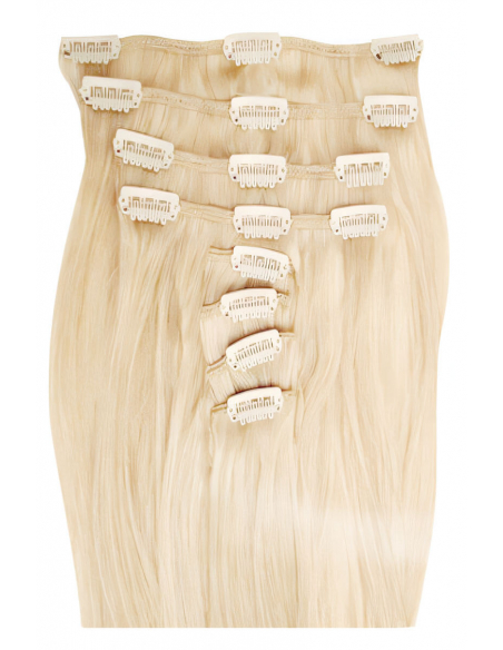 Extension clip capelli lisci 73 cm - biondo platino